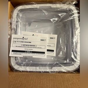 Brand new pampered chef cool and serve bowl